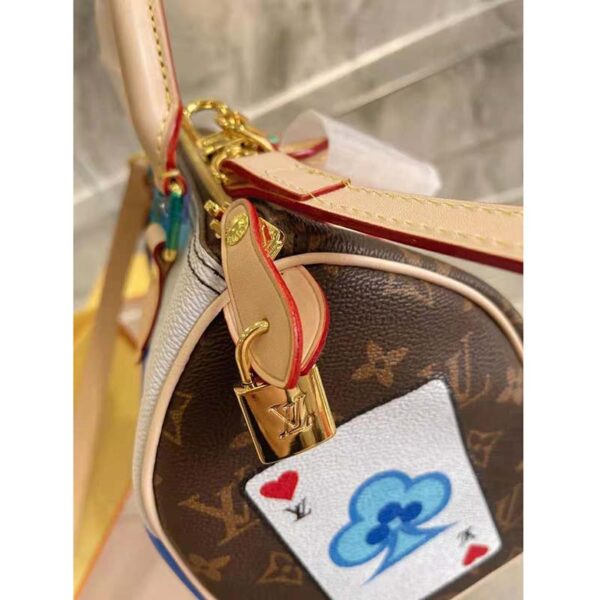 Louis Vuitton LV Women Game On Speedy Bandoulière 30 Monogram Flowers Canvas - Image 6
