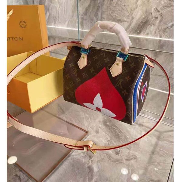 Louis Vuitton LV Women Game On Speedy Bandoulière 30 Monogram Flowers Canvas - Image 4