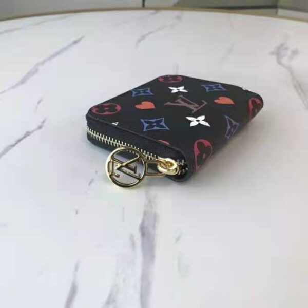 Louis Vuitton LV Women Game On Zippy Coin Purse Monogram Canvas-Black - Image 6