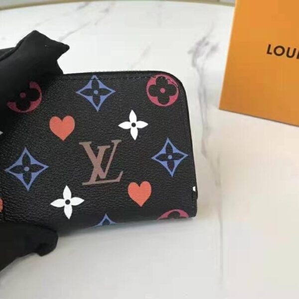 Louis Vuitton LV Women Game On Zippy Coin Purse Monogram Canvas-Black - Image 5