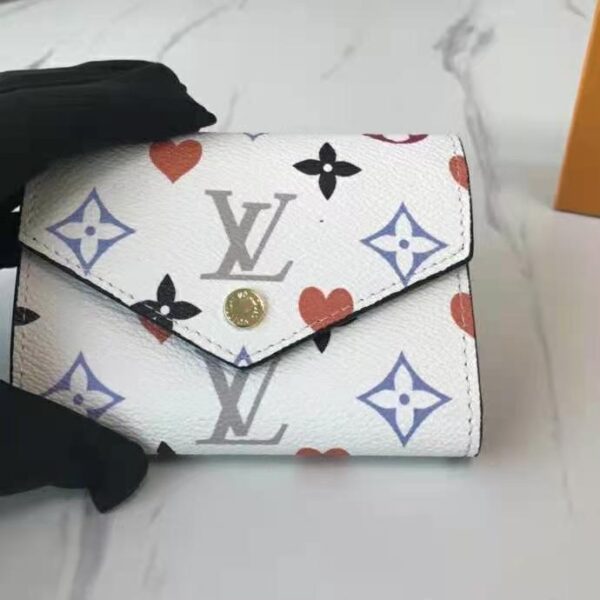 Louis Vuitton LV Women Game On Zoé Wallet Monogram Canvas Cowhide-Leather - Image 6