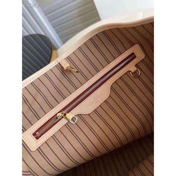 Louis Vuitton LV Women Graceful MM Hobo Classic Beige Monogram Coated Canvas - Image 10