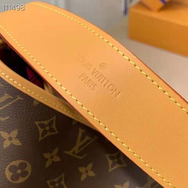 Louis Vuitton LV Women Graceful MM Hobo Classic Beige Monogram Coated Canvas - Image 8