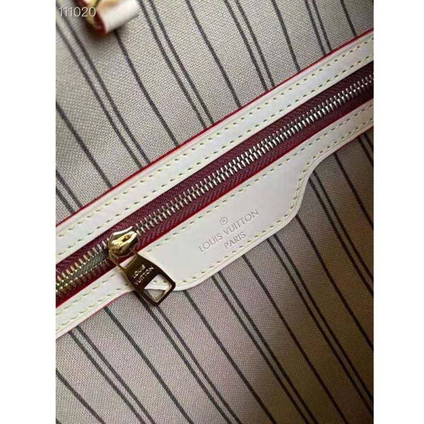 Louis Vuitton LV Women Graceful MM Hobo Classic Beige Monogram Coated Canvas - Image 9