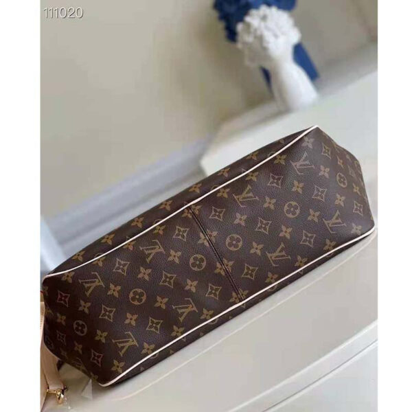 Louis Vuitton LV Women Graceful MM Hobo Classic Beige Monogram Coated Canvas - Image 4
