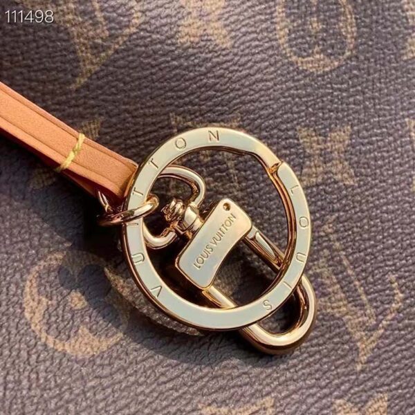 Louis Vuitton LV Women Graceful MM Hobo Classic Beige Monogram Coated Canvas - Image 7