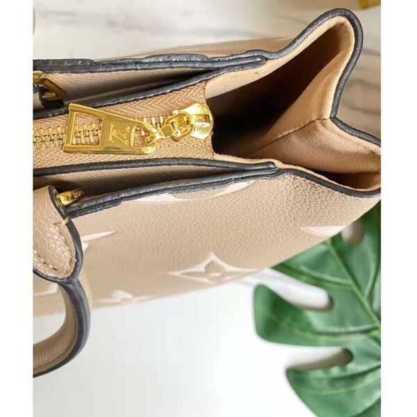 Louis Vuitton LV Women Grand Palais Tote Bag Dove Monogram Embossed Grained Cowhide - Image 8