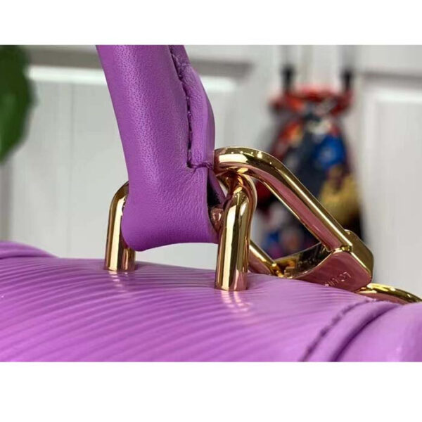 Louis Vuitton LV Women Hide Seek Lilas Provence Lilac Epi Grained Smooth Cowhide Leather - Image 11