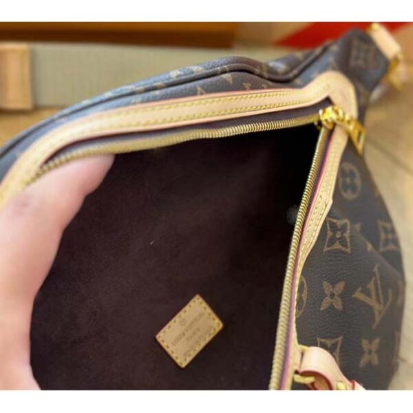 Louis Vuitton LV Women High Rise Monogram Coated Canvas Natural Cowhide Leather - Image 9