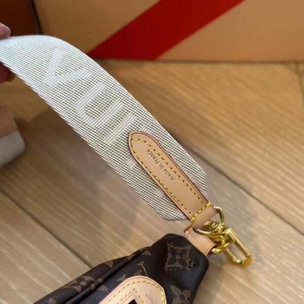 Louis Vuitton LV Women High Rise Monogram Coated Canvas Natural Cowhide Leather - Image 10