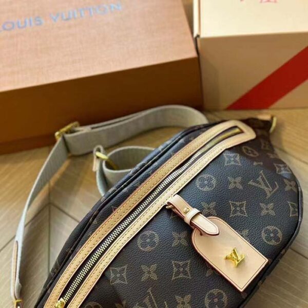 Louis Vuitton LV Women High Rise Monogram Coated Canvas Natural Cowhide Leather - Image 6