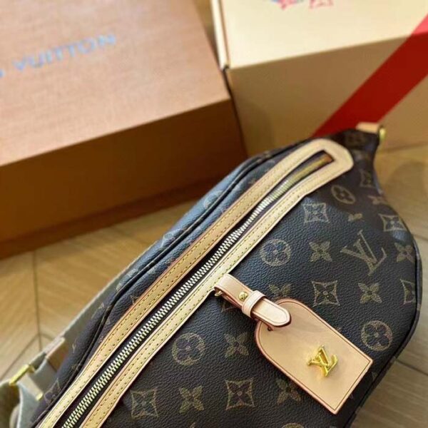 Louis Vuitton LV Women High Rise Monogram Coated Canvas Natural Cowhide Leather - Image 7