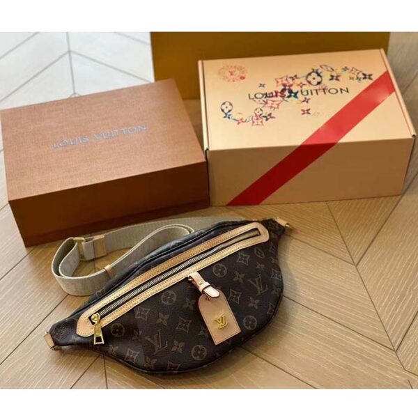 Louis Vuitton LV Women High Rise Monogram Coated Canvas Natural Cowhide Leather - Image 5