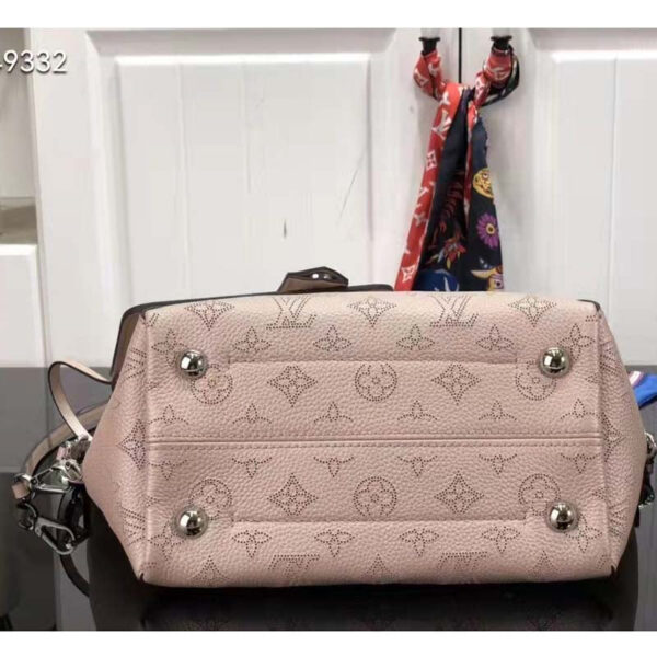 Louis Vuitton LV Women Hina PM Bucket Bag Crème Beige Mahina Perforated Calf - Image 3