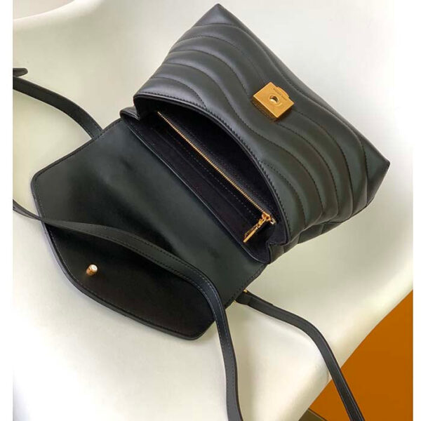 Louis Vuitton LV Women Hold Me Top-Handle Bag Black Smooth Cowhide Leather - Image 5
