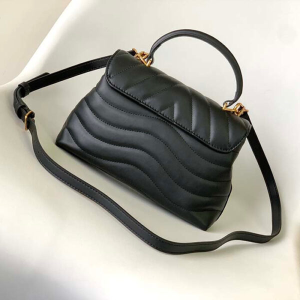 Louis Vuitton LV Women Hold Me Top-Handle Bag Black Smooth Cowhide Leather - Image 3