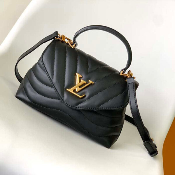 Louis Vuitton LV Women Hold Me Top-Handle Bag Black Smooth Cowhide Leather - Image 2