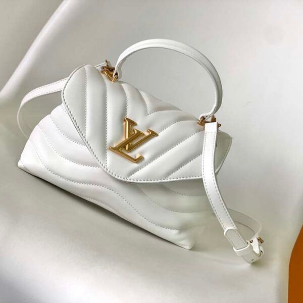 Louis Vuitton LV Women Hold Me Top-Handle Bag White Smooth Cowhide Leather - Image 2