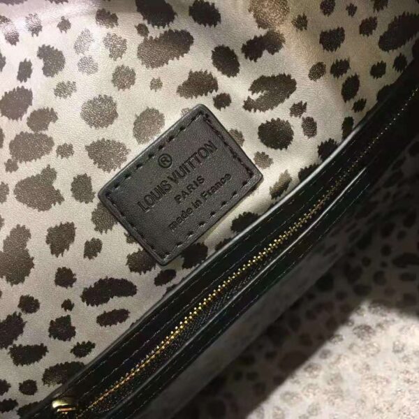 Louis Vuitton LV Women Keepall Bandoulière 45 Bag Black Cabin Size Monogram Coated Canvas - Image 9