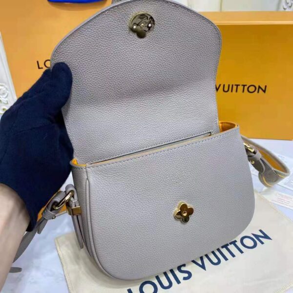 Louis Vuitton LV Women LV Pont 9 Soft MM Gris Taupe Summer Gold Grained Calfskin - Image 11