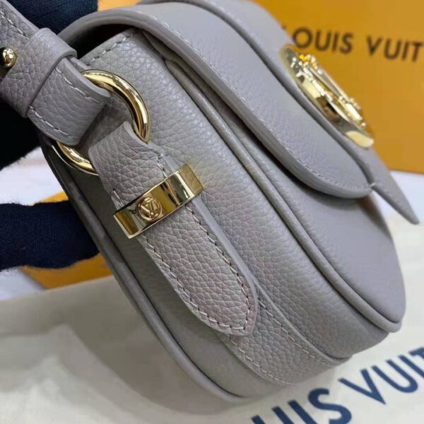 Louis Vuitton LV Women LV Pont 9 Soft MM Gris Taupe Summer Gold Grained Calfskin - Image 12
