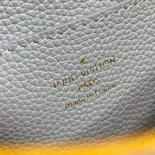 Louis Vuitton LV Women LV Pont 9 Soft MM Gris Taupe Summer Gold Grained Calfskin - Image 17