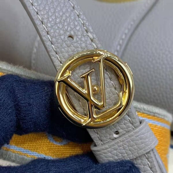 Louis Vuitton LV Women LV Pont 9 Soft MM Gris Taupe Summer Gold Grained Calfskin - Image 14