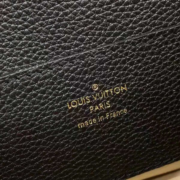 Louis Vuitton LV Women LV Pont 9 Soft MM Noir Crème Grained Calfskin Smooth Cowhide - Image 16