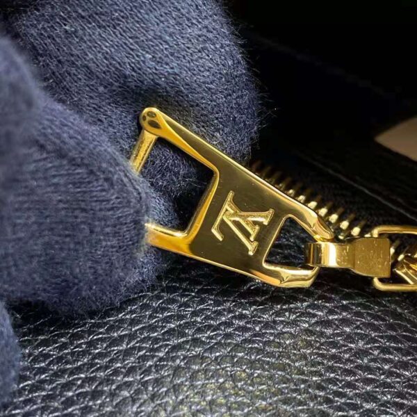 Louis Vuitton LV Women LV Pont 9 Soft MM Noir Crème Grained Calfskin Smooth Cowhide - Image 14