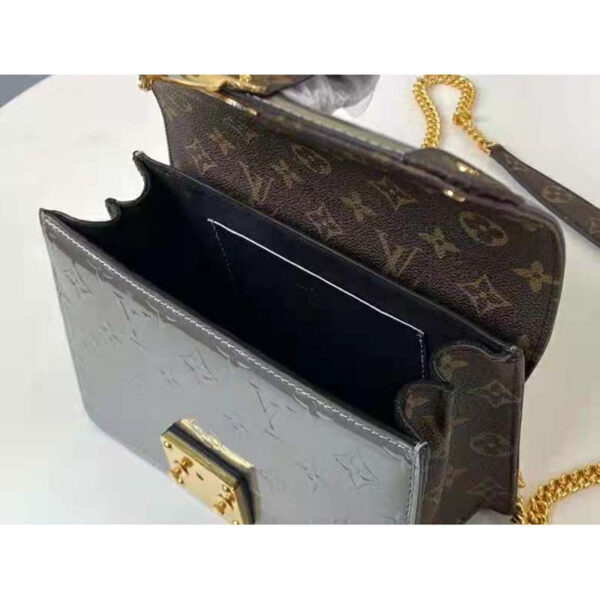 Louis Vuitton LV Women LV Wynwood Chain Bag Taupe Monogram Canvas Vernis Leather - Image 6