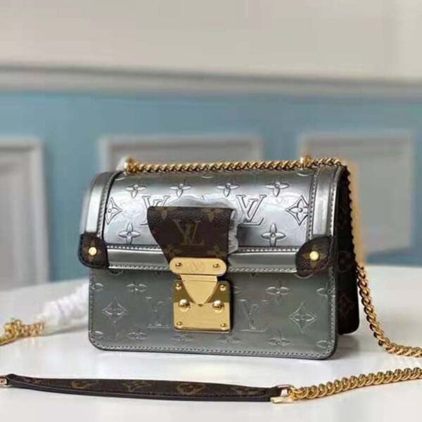 Louis Vuitton LV Women LV Wynwood Chain Bag Taupe Monogram Canvas Vernis Leather - Image 2