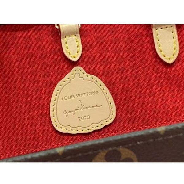 Louis Vuitton LV Women LV x YK OnTheGo MM Monogram Coated Canvas 3D Painted Dots Print - Image 10