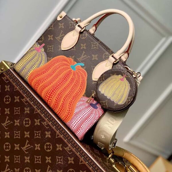 Louis Vuitton LV Women LV x YK OnTheGo PM Monogram Coated Canvas Pumpkin Print - Image 2