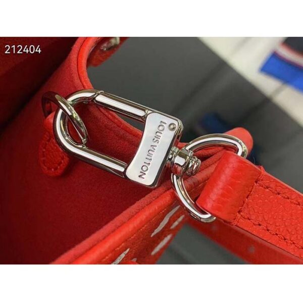Louis Vuitton LV Women LV x YK OnTheGo PM Red White Embossed Grained Monogram Empreinte Cowhide - Image 10
