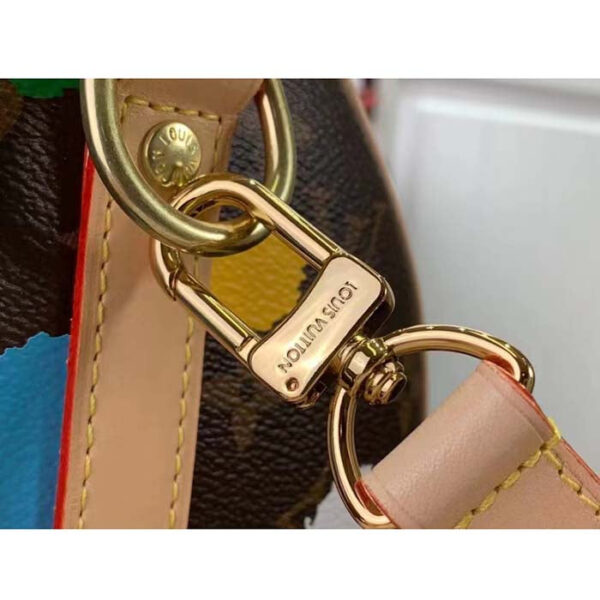 Louis Vuitton LV Women LV x YK Speedy Bandoulière 25 Monogram Coated Canvas 3D Painted Dots Print - Image 10