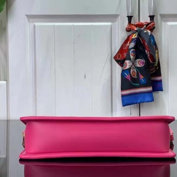 Louis Vuitton LV Women Lexington Pouch Rose Pink Monogram-Embossed Calf Leather - Image 5