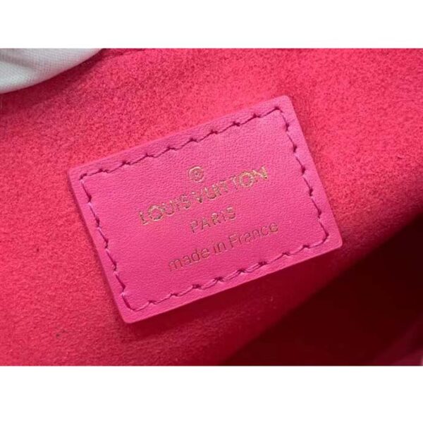 Louis Vuitton LV Women Lexington Pouch Rose Pink Monogram-Embossed Calf Leather - Image 10