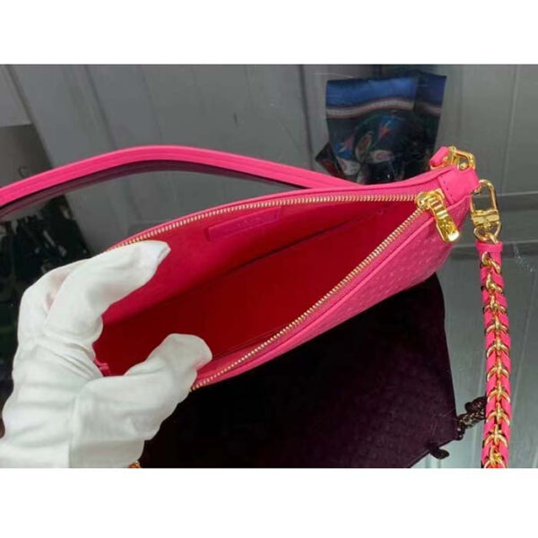 Louis Vuitton LV Women Lexington Pouch Rose Pink Monogram-Embossed Calf Leather - Image 9