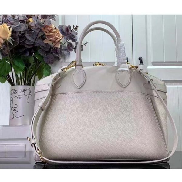 Louis Vuitton LV Women Lock It MM Crème Beige Taurillon Leather Calfskin Calf Leather - Image 2