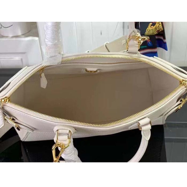 Louis Vuitton LV Women Lock It MM Crème Beige Taurillon Leather Calfskin Calf Leather - Image 6