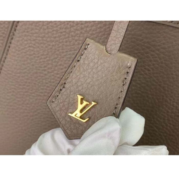 Louis Vuitton LV Women Lock It MM Earth Taurillon Leather Smooth Calfskin Calf Leather - Image 7