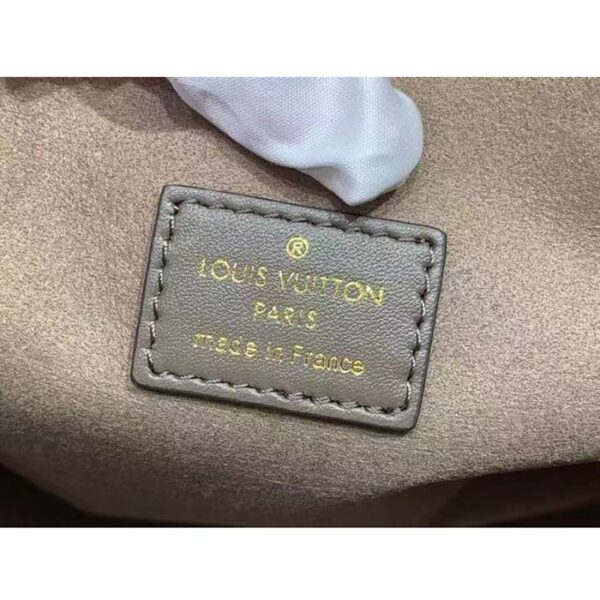Louis Vuitton LV Women Lock It MM Earth Taurillon Leather Smooth Calfskin Calf Leather - Image 10