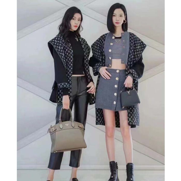 Louis Vuitton LV Women Lock It MM Earth Taurillon Leather Smooth Calfskin Calf Leather - Image 11