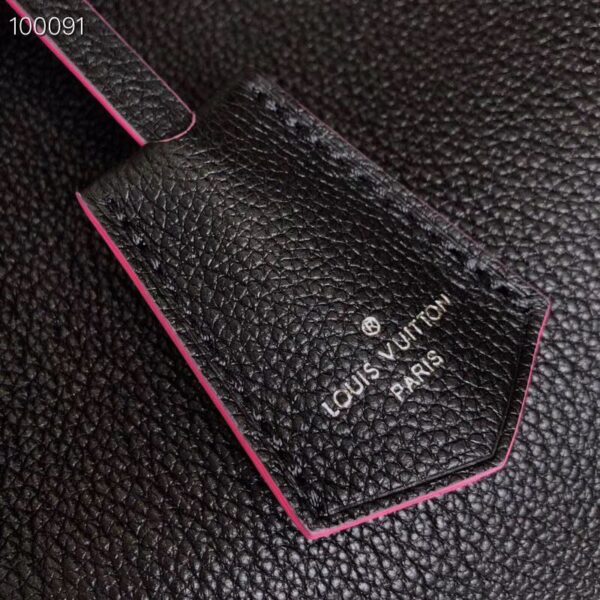 Louis Vuitton LV Women Lockme Bucket Bag in Calfskin Lether-Black - Image 8