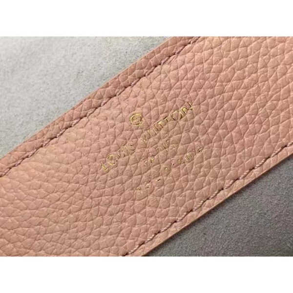 Louis Vuitton LV Women Lockme Ever Mini Handbag Pink Grained Calf Leather - Image 11