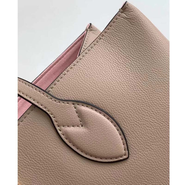 Louis Vuitton LV Women Lockme Shopper Beige Greige Grained Calf Leather - Image 10