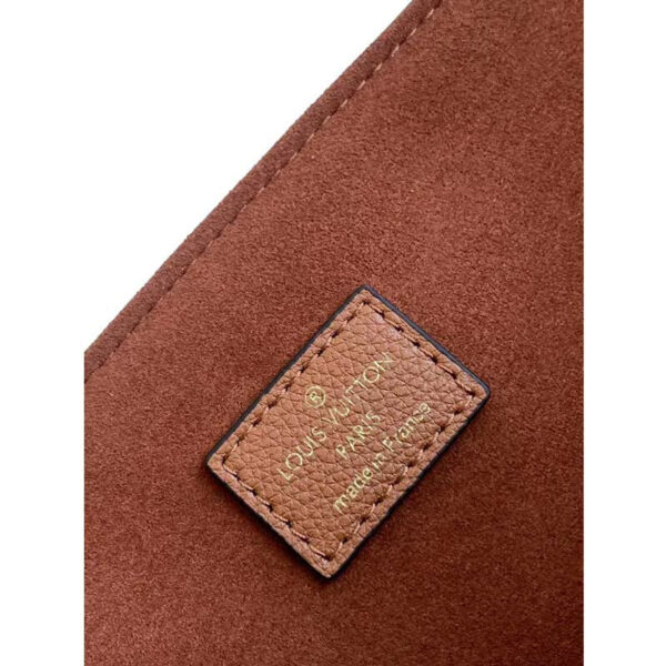 Louis Vuitton LV Women Lockme Shopper Chataigne Brown Grained Calf Leather - Image 11