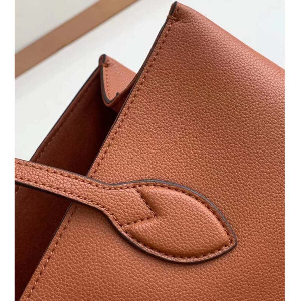Louis Vuitton LV Women Lockme Shopper Chataigne Brown Grained Calf Leather - Image 10