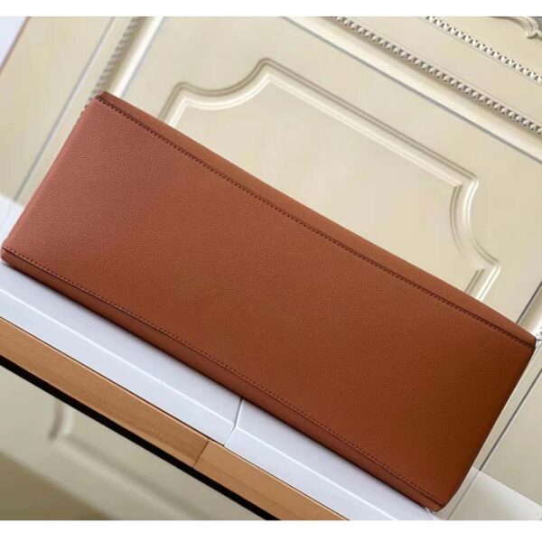 Louis Vuitton LV Women Lockme Shopper Chataigne Brown Grained Calf Leather - Image 8
