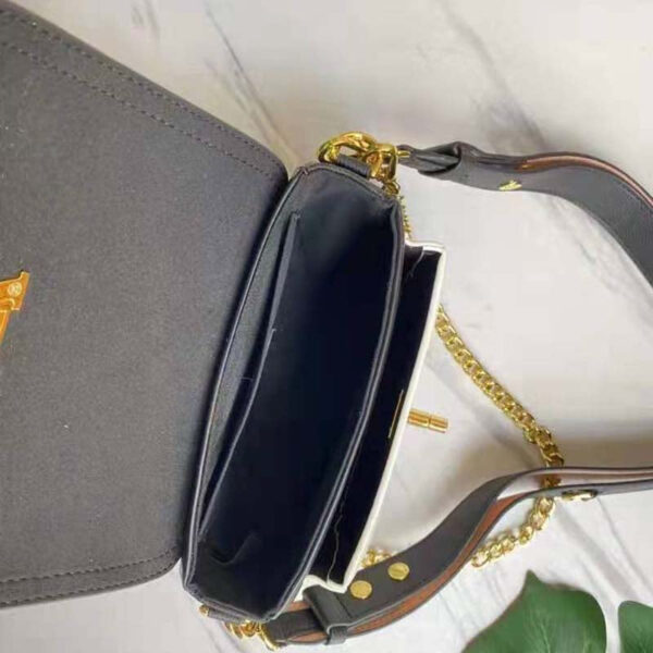 Louis Vuitton LV Women Lockme Tender Black Grained Calf Leather - Image 9